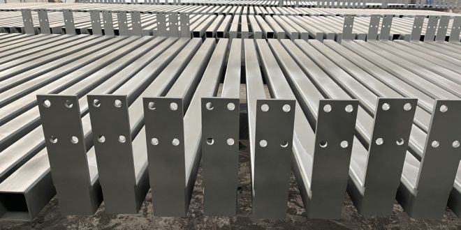 What materials are used in steel structure construction?
