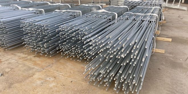 How do you maintain commercial fence posts?