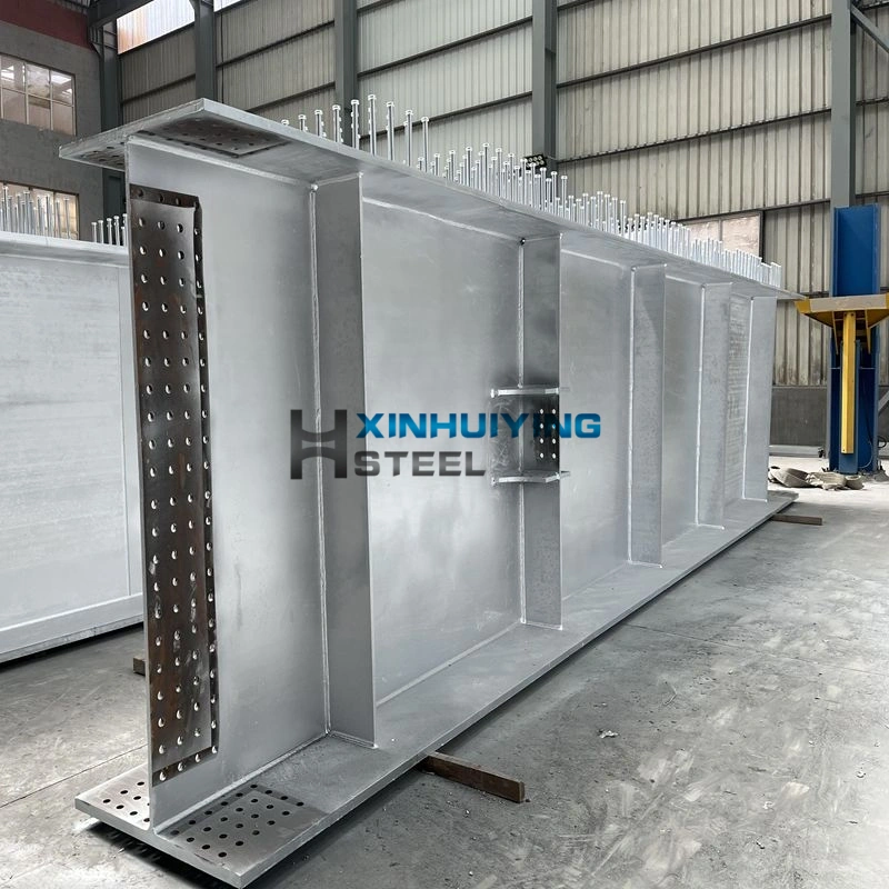 Heavy duty fabricated beam for bridge