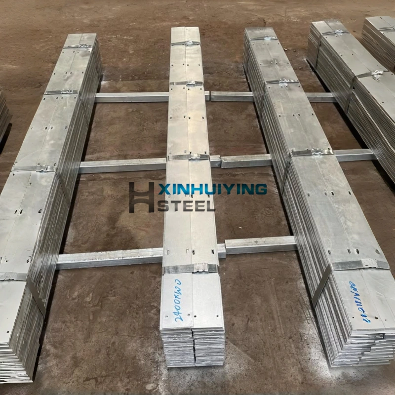 Hot dipped galvanised steel flat bar