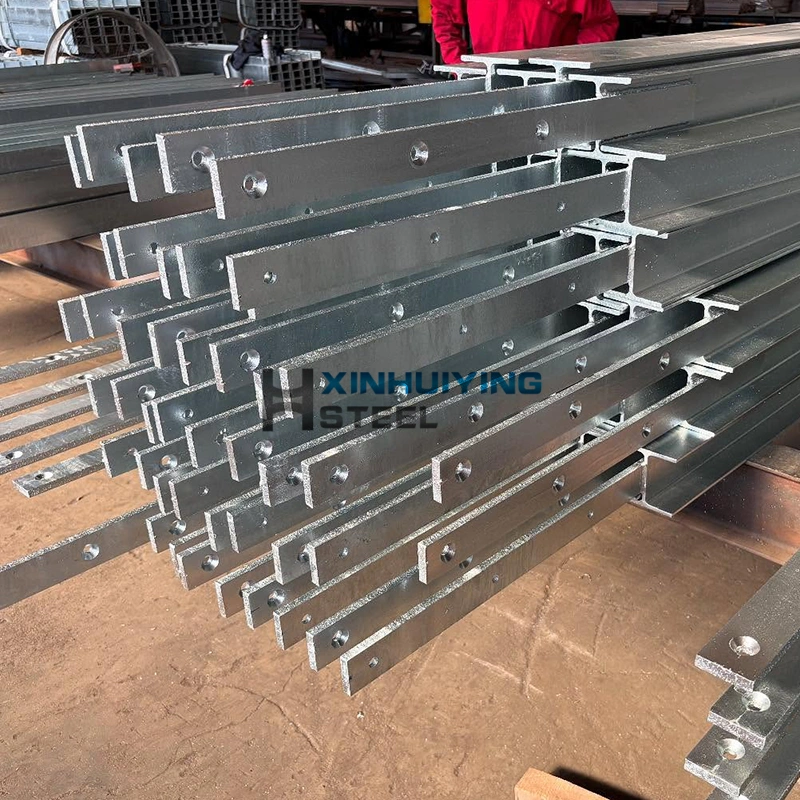 Galvanized Retaining Wall Steel Post Weled With Fence Bracket